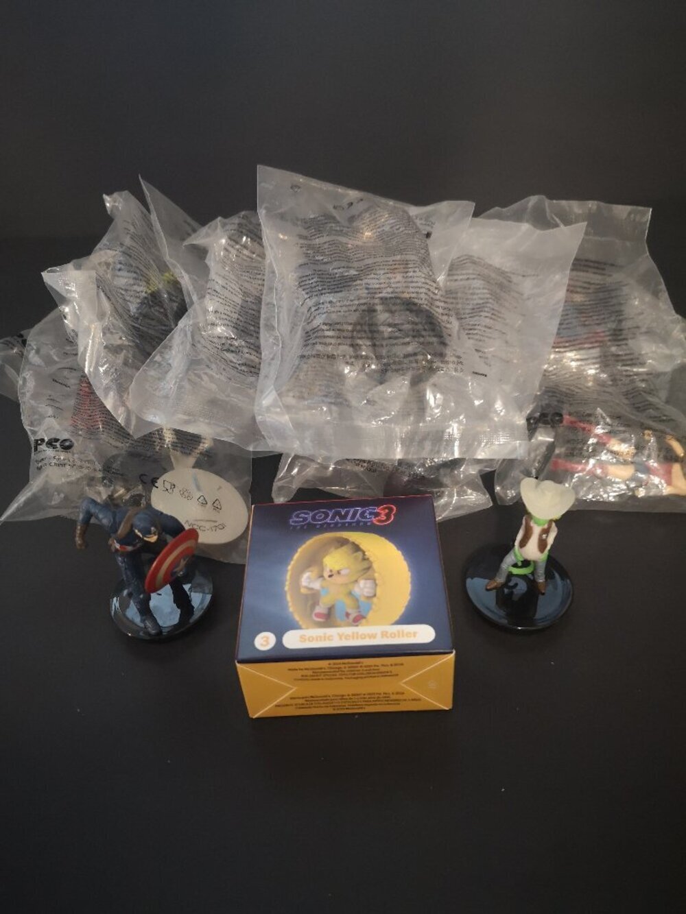 Collection of 14 Various Happy Meal Toys Cake Toppers Figurines Most New